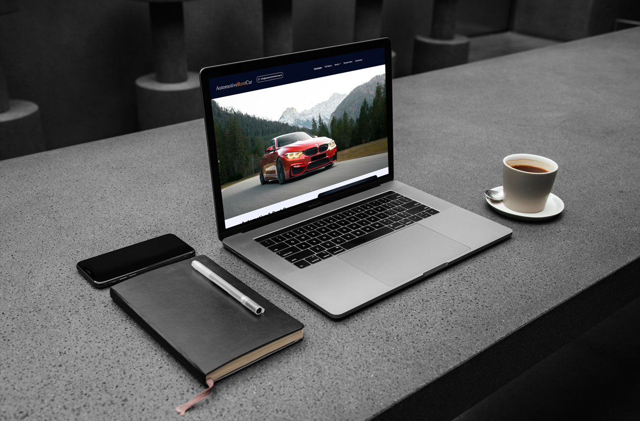 Screenshot interno sito AutomotiveRentCar realizzato da Appytech